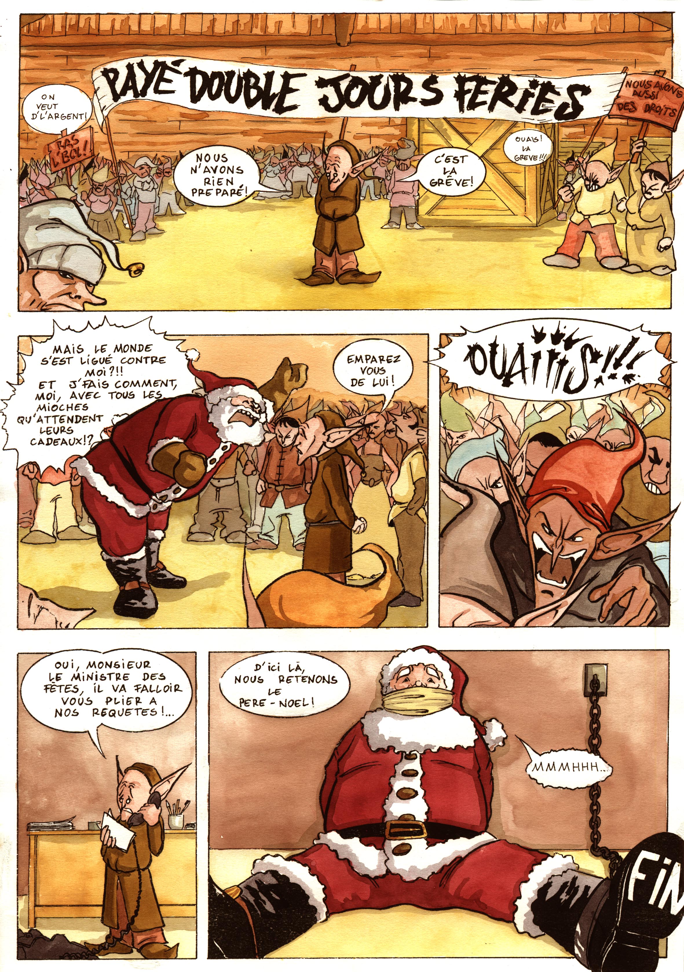 père Noël - planche 3 - BD